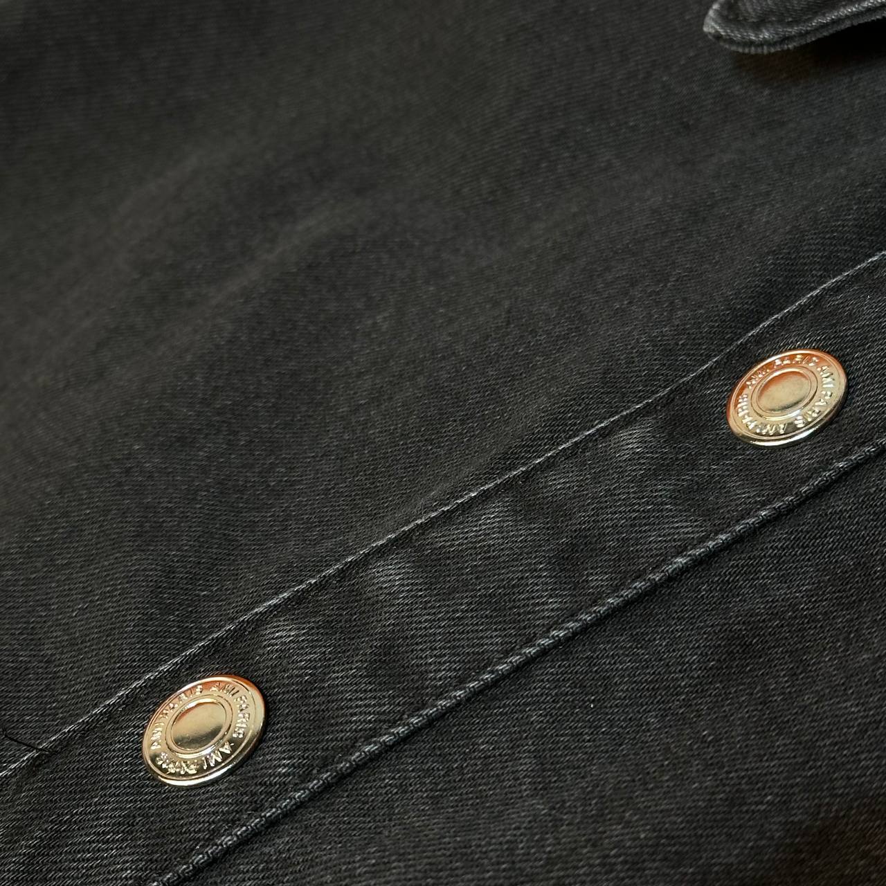 Black Denim Shirt Jacket