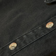 Black Denim Shirt Jacket