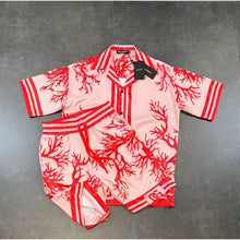 Red Floral Satin Summer Set