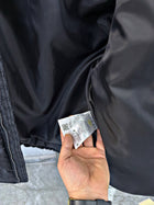 Black Monogram Bomber Jacket