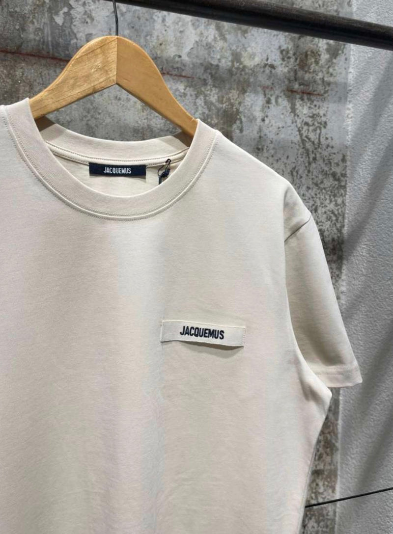 Ecru Cotton T-shirt