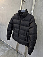Black Monogram Bomber Jacket