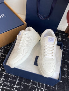 White Real Leather Men Sneakers