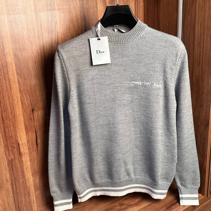 Grey Knitted Sweater