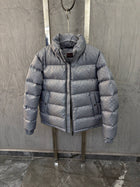 Grey Monogram Bomber Jacket