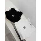 Black & White Crop Top