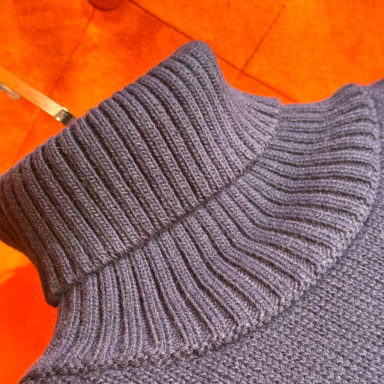 Dark Blue Wool Sweater