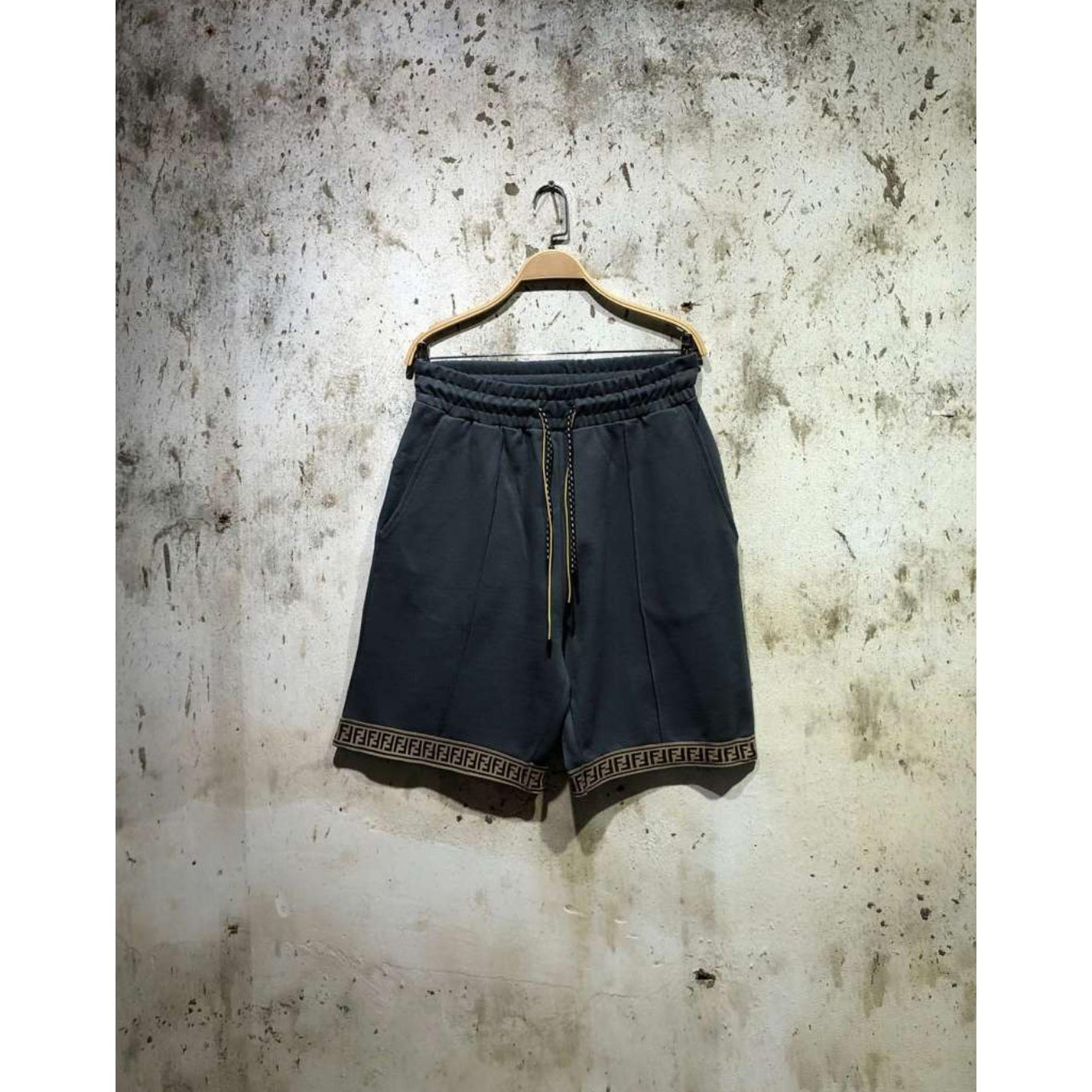 Dark Grey Cotton Shorts