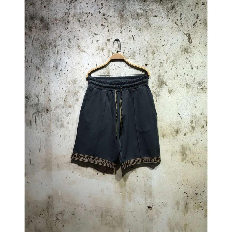 Dark Grey Cotton Shorts