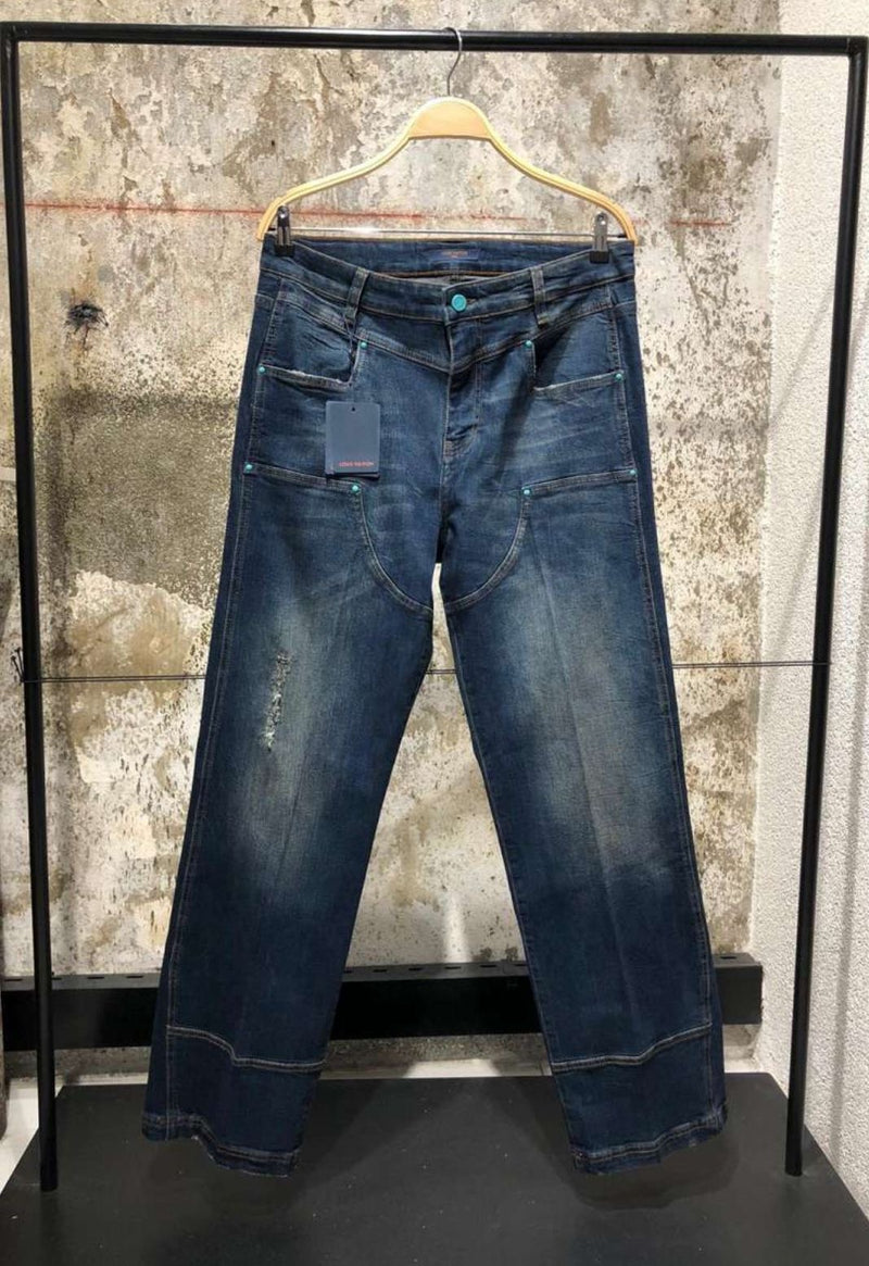 Dark Blue Loose Fit Jeans