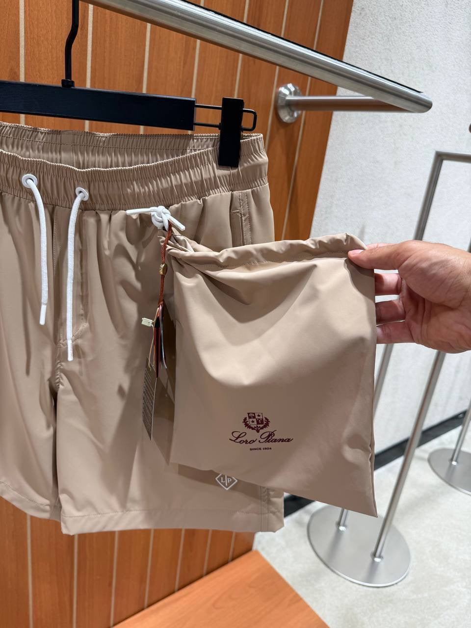 Cream Swim Shorts