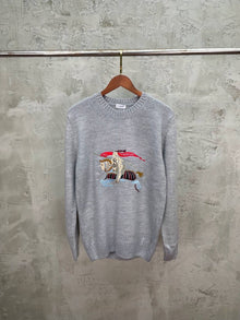 Grey Knitted Sweater