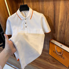 White Cotton Polo T-shirt