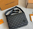 Dark Grey Monogram Cross Body Bag