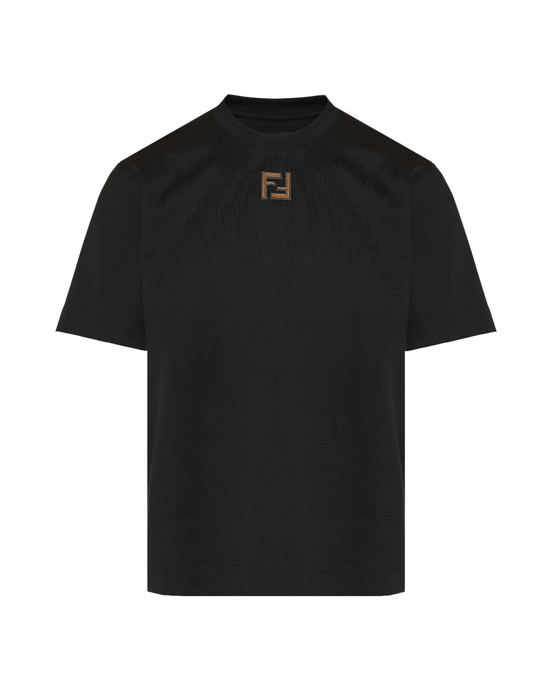 Black Cotton T-shirt