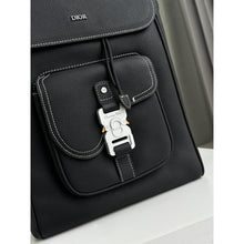 Black Real Leather Backpack