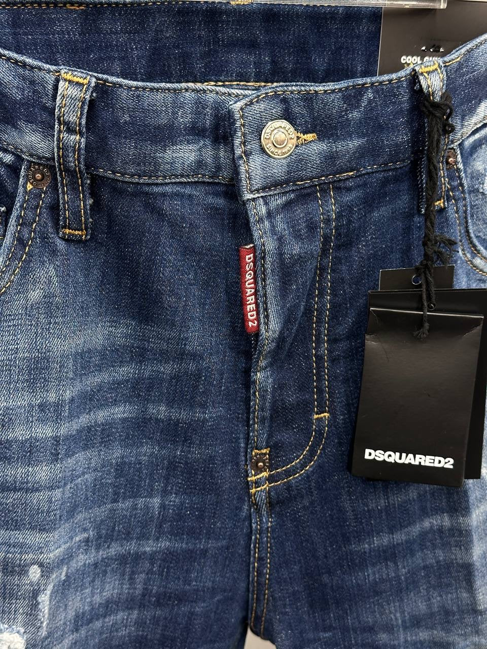 Blue Denim Ripped Jeans