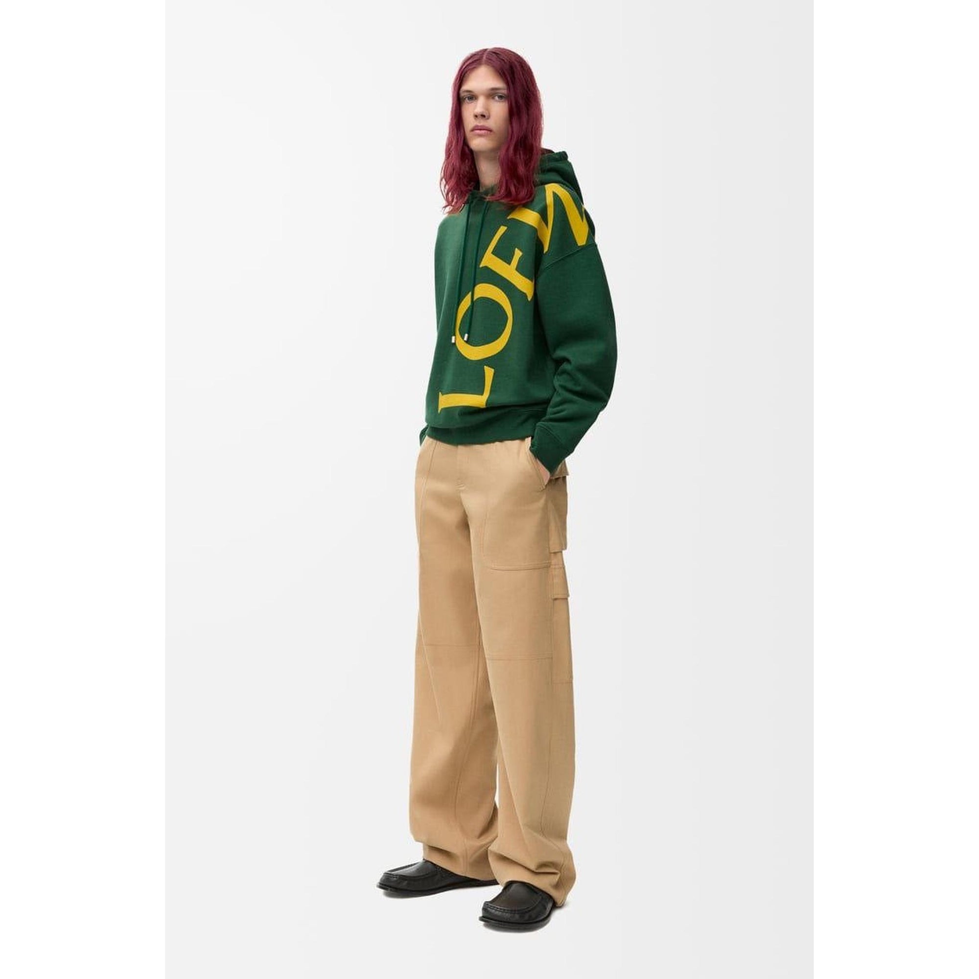Black & Green Oversized Hoodie