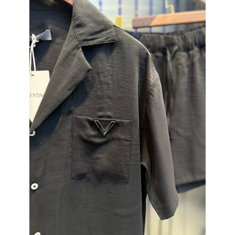 Black Cotton Summer Set