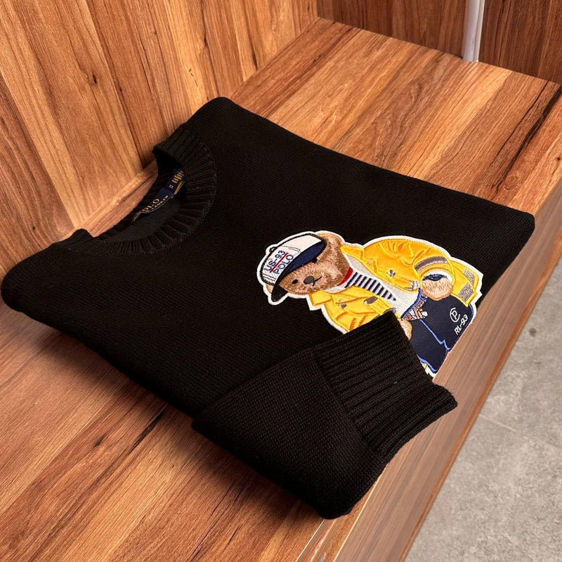 Black Knitted Sweater