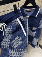 Damier-Jacquard Set