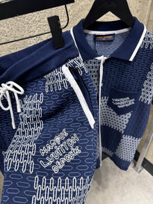 Damier-Jacquard Set