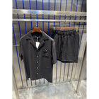 Black Cotton Summer Set