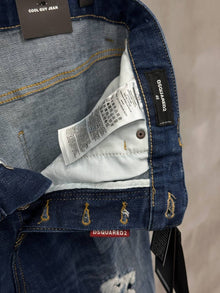 Blue Denim Ripped Jeans