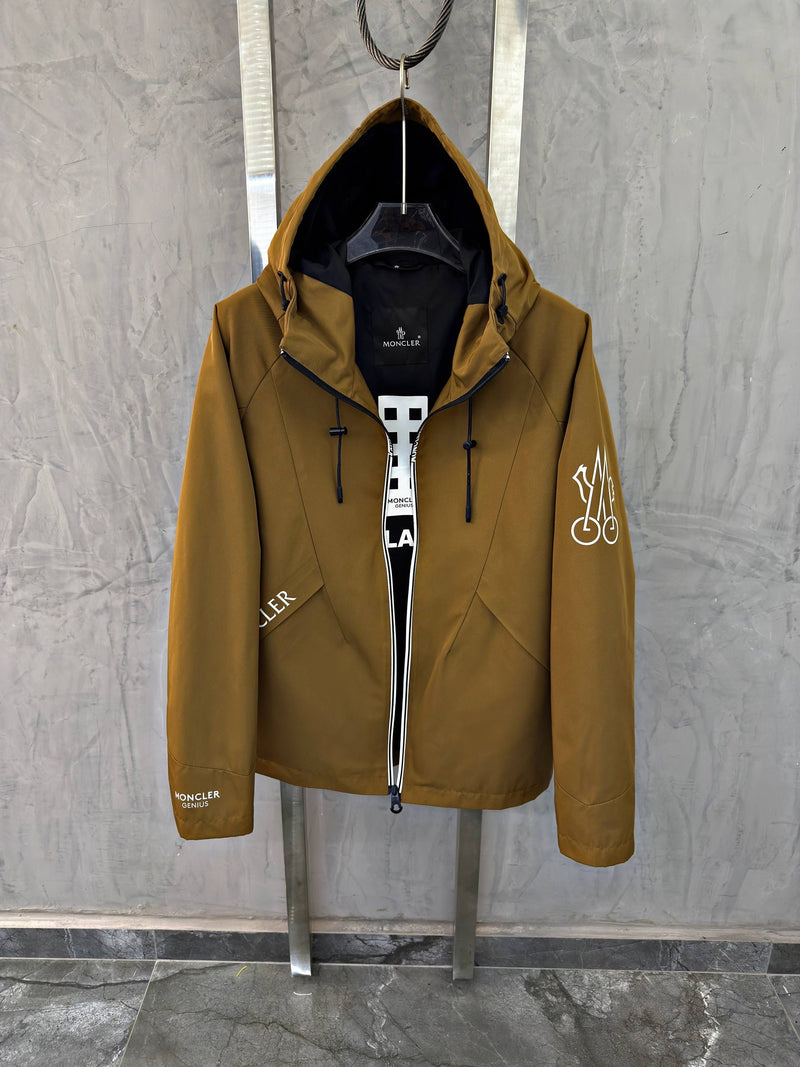 Brown Windbreaker Jacket