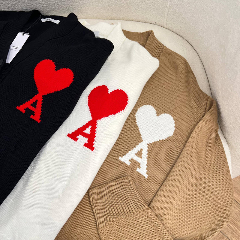 White Women Knitted Cardigan