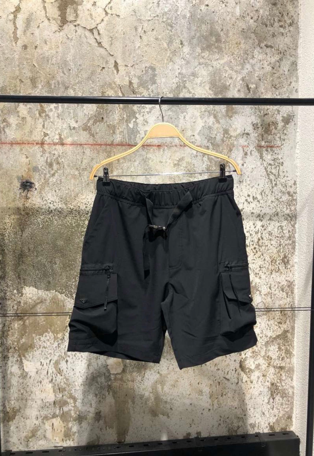 Black Cargo Shorts