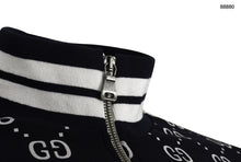 Navy Blue Monogram Tracksuit