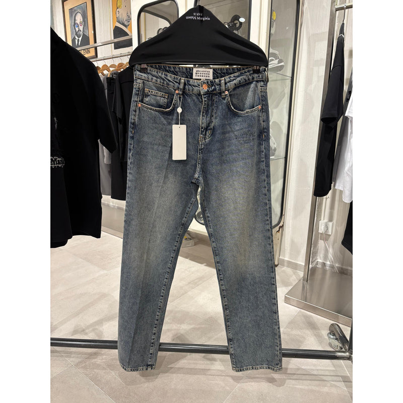 Blue Premium Denim Jeans with Logos
