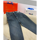 Women Monogram Jeans
