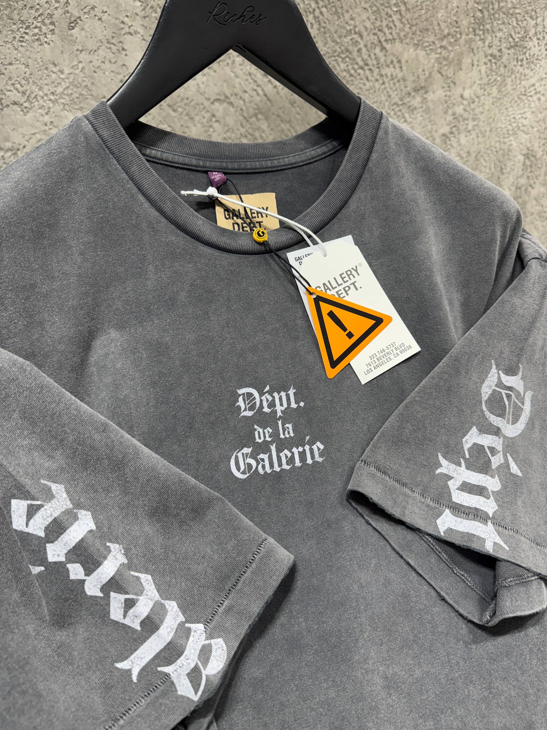 Grey Cotton T-shirt