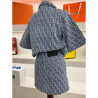 Plavi traper monogram ženski set