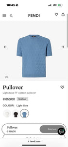 Blue Monogram T-shirt