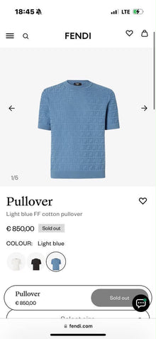 Blue Monogram T-shirt