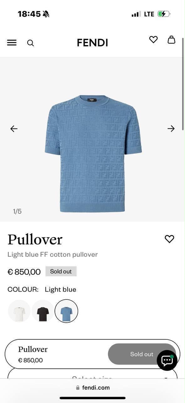 Blue Monogram T-shirt