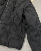 Black Monogram Bomber Jacket