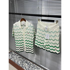 Green Knitted Luxury Summer Set