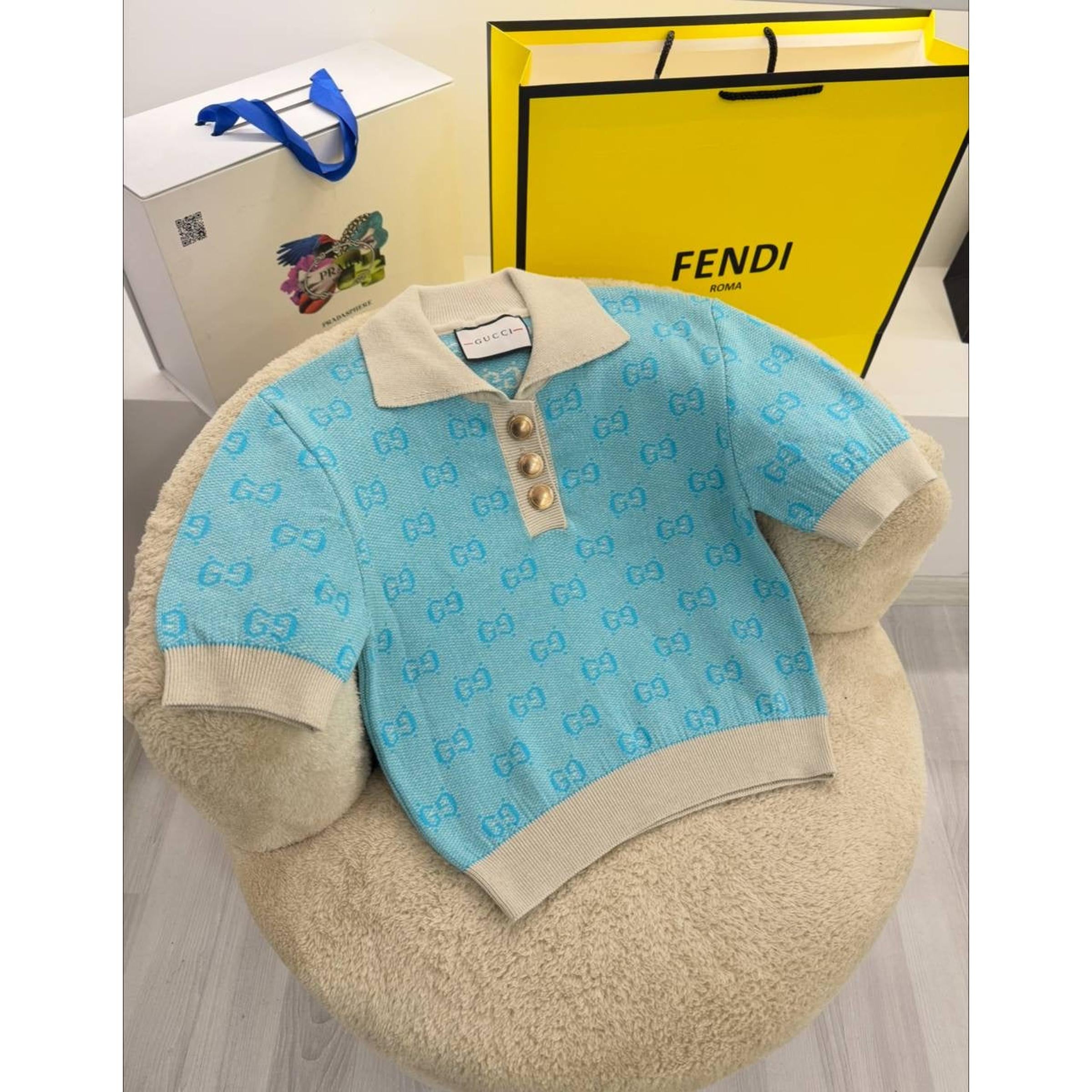 Light Blue Women’s Polo T-Shirt
