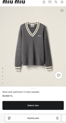 Grey Knitted Sweater