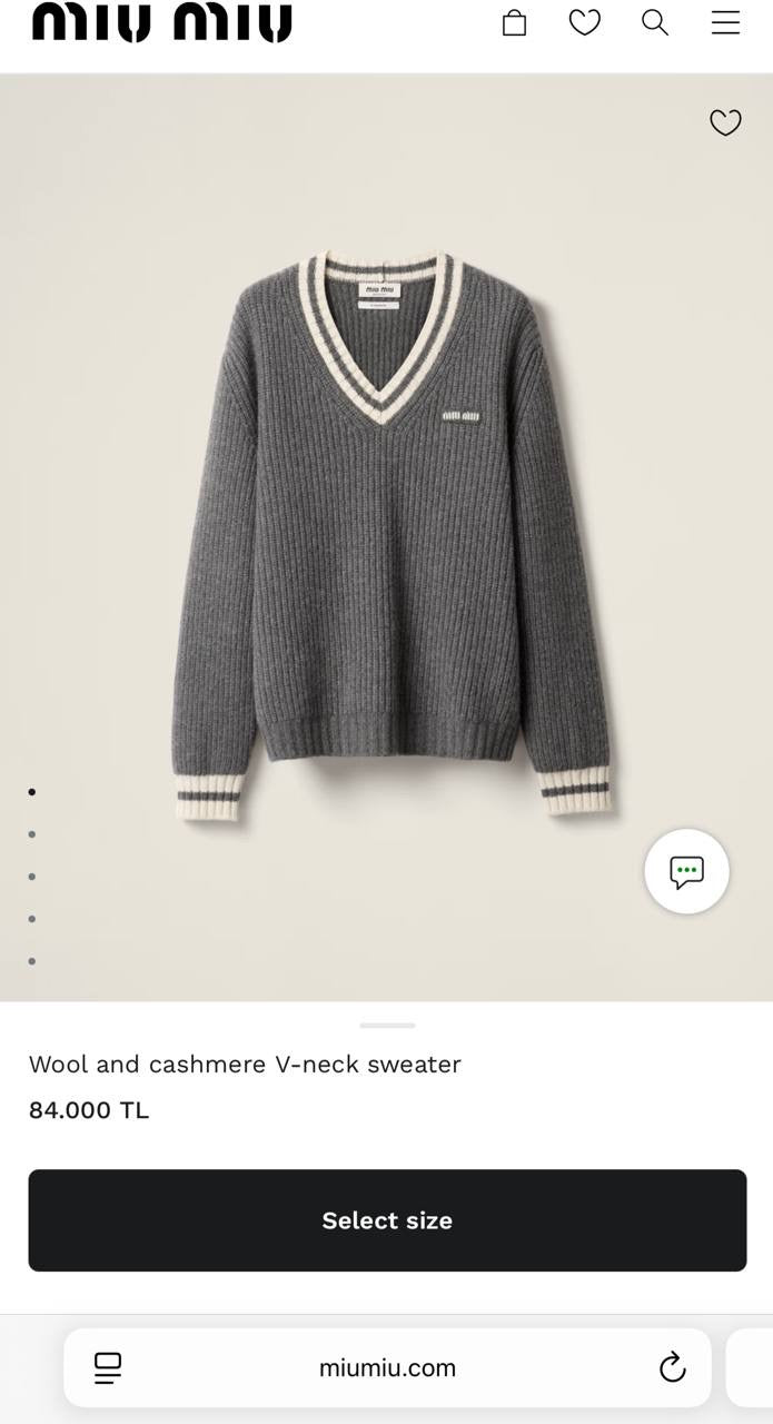 Grey Knitted Sweater