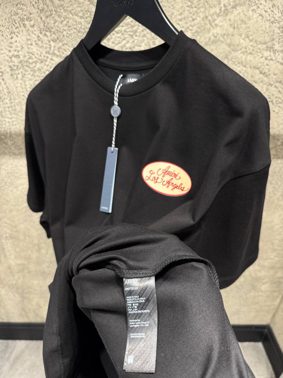 Black Cotton T-shirt