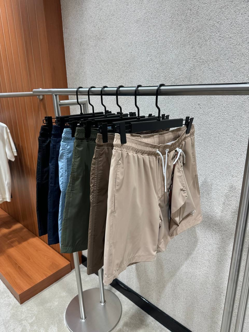 Dark Green Swim Shorts