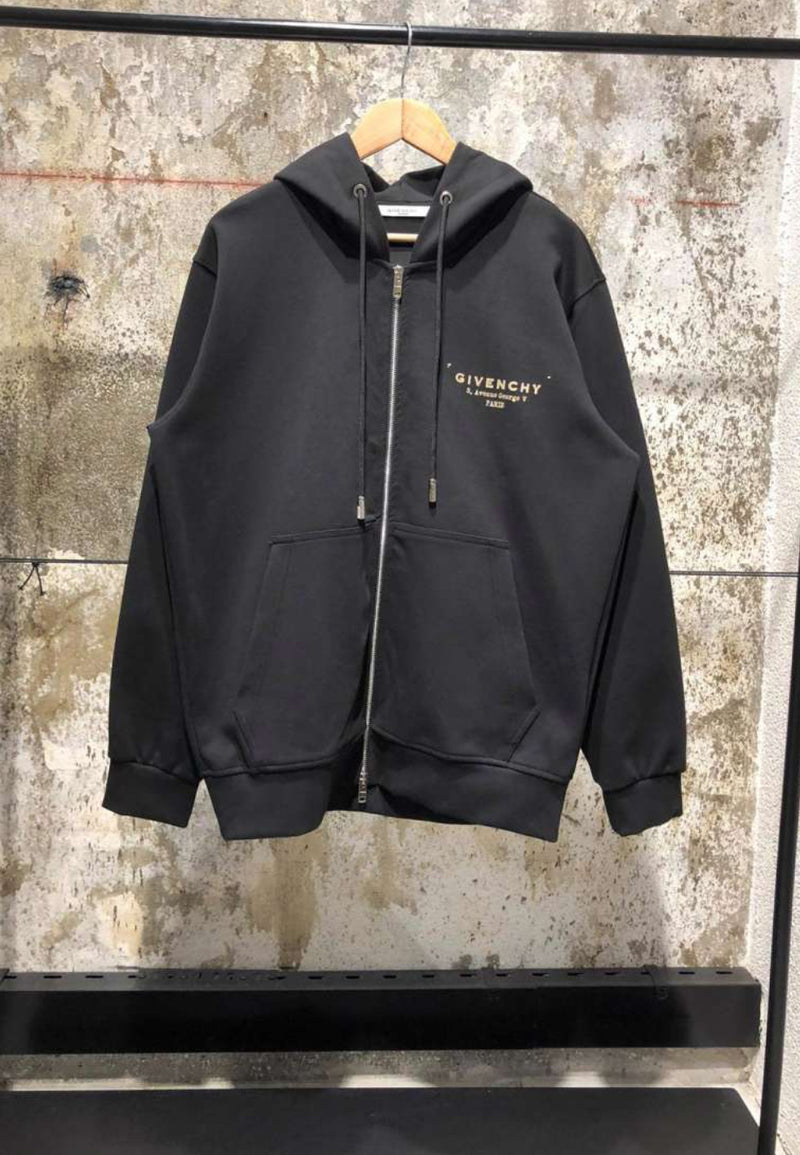 Black Cotton Sweatshirt