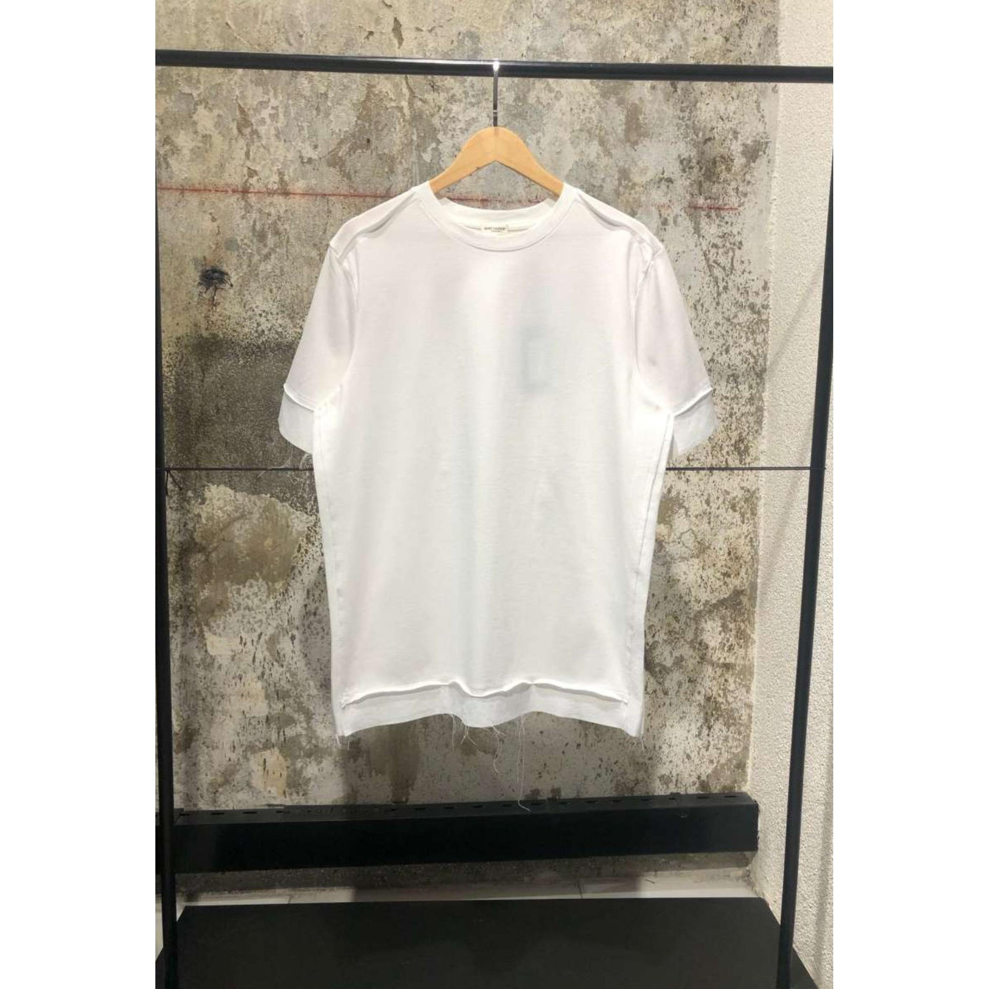YSL White Oversized T-Shirt
