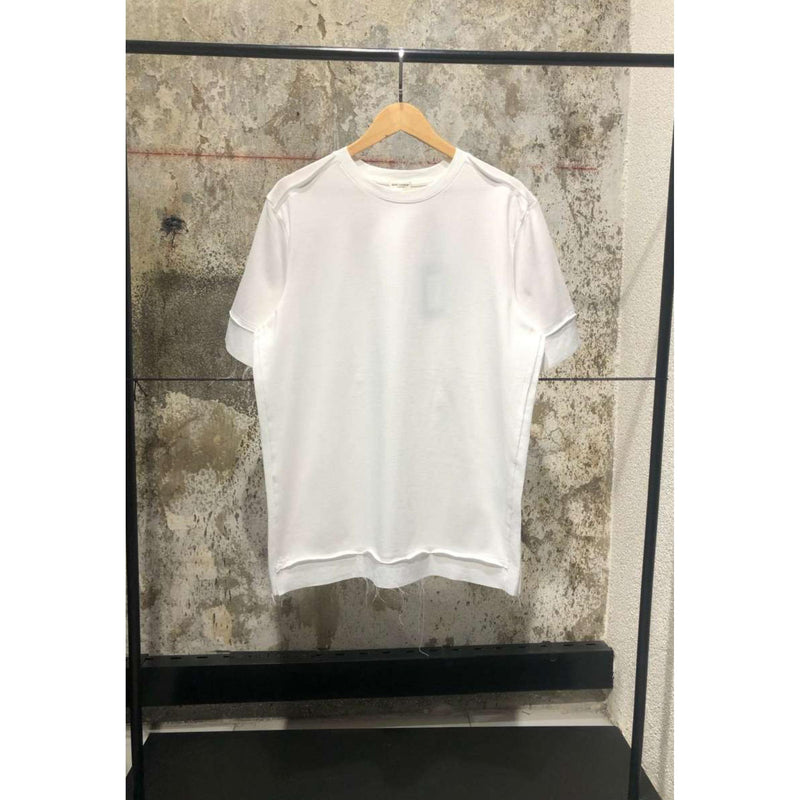 YSL White Oversized T-Shirt