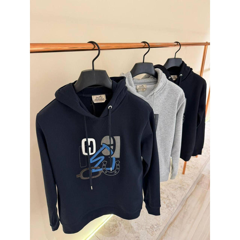 Dark Blue Oversized Hoodie